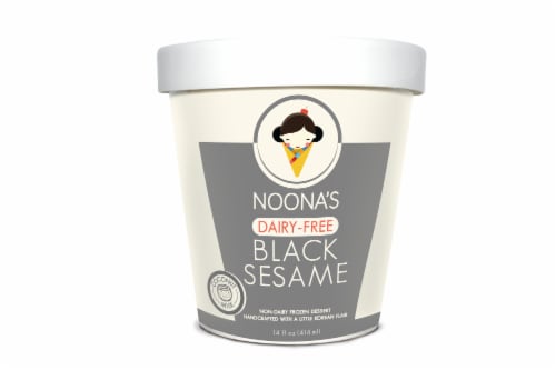 Noona's Vegan Black Sesame Non-Dairy Frozen Dessert - 5 pints Perspective: front
