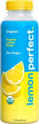Lemon Perfect Original Organic Lemon Water Perspective: front