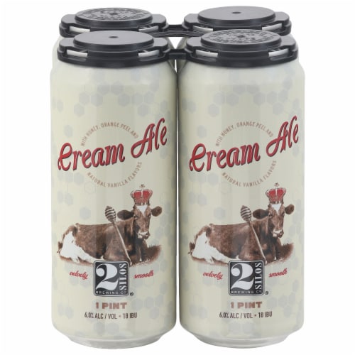 2 Silos Brewing Co Cream Ale Beer Perspective: front
