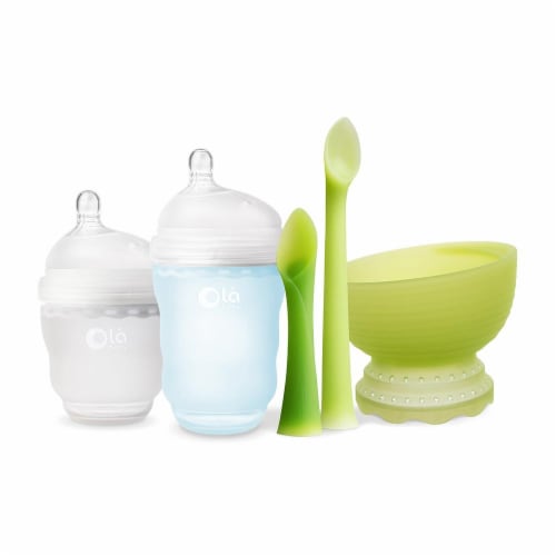 Olababy Essential Feeding Gift Set (Sky) Perspective: front