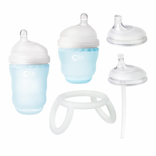 Olababy Bottle Transitional Set (Sky) Perspective: front
