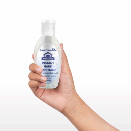 Sanitize Rx Unscented Hand Sanitizer 1.7 oz. Total Qty 72 Case