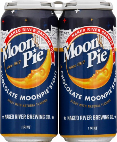 Naked River Brewing Co. Moon Pie Chocolate Stout Perspective: front