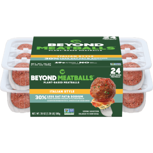 Beyond Meat® Italian Style Plant Based Meatballs Perspective: front