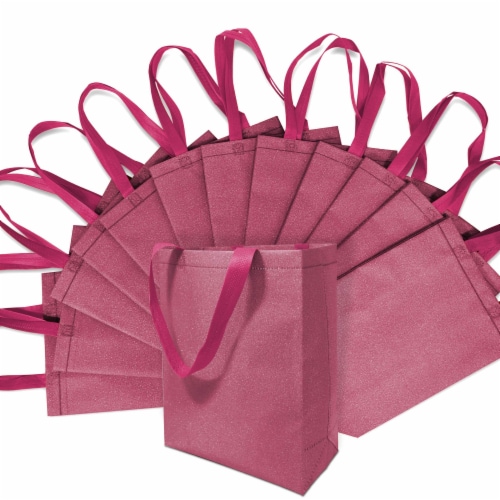 Red glitter gift bags deals