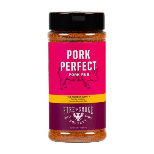 Fire and Smoke Society Pork Perfect™ Pork Rub Perspective: front
