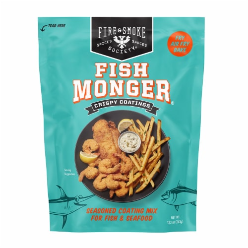 Fire & Smoke Society Fish Monger Southern-Style Crispy Coating Perspective: front