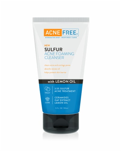 AcneFree Sulfur Acne Foaming Cleanser Perspective: front