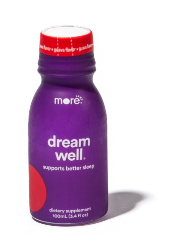 More Labs® Dream Well® Guava Dietary Supplement Perspective: front