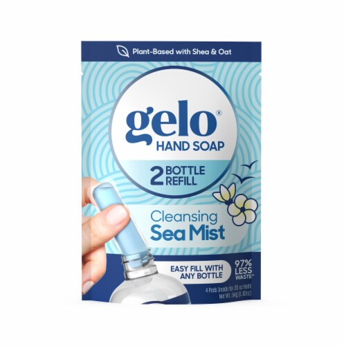 Gelo Cleansing Sea Mist Hand Soap Refill Pods Perspective: front