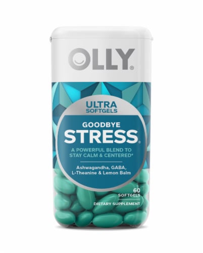 Olly Stress Ultra Softgels Perspective: front