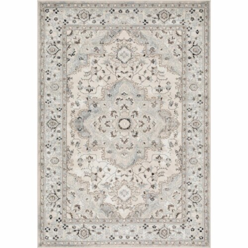Lbaiet MN189E81 8 x 10 ft. Mindoro Nina Oriental Rug, Beige Perspective: front