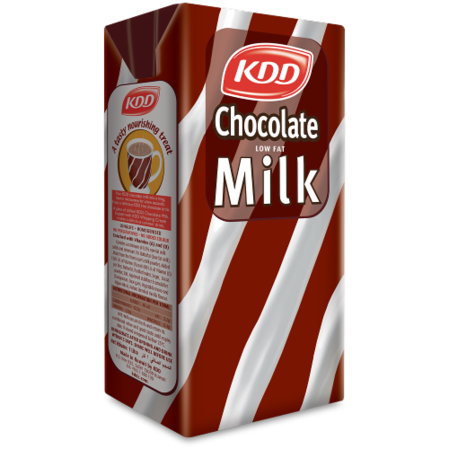 KDD Low Fat Chocolate Milk Perspective: front