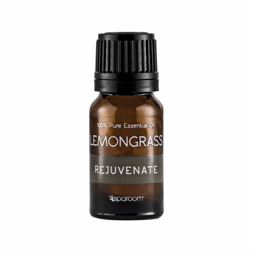 SpaRoom Lemongrass Essential Oil Perspective: front