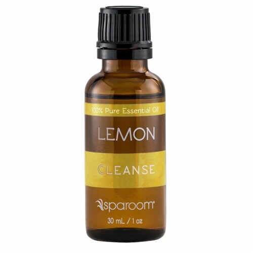SpaRoom Lemon Essential Oil Perspective: front
