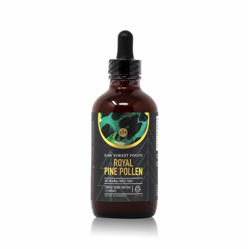 RAW Forest Foods Royal Pine Pollen Dietary Supplement Perspective: front