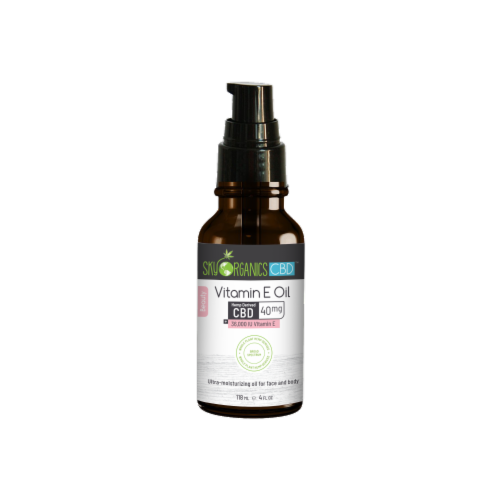 Sky Organics Vitamin E Oil with CBD Perspective: front