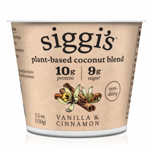 siggi's Plant-Based Coconut Blend, Vanilla Cinnamon Perspective: front