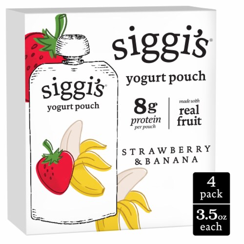 Siggi’s® Kids Strawberry & Banana Lowfat Yogurt Pouches