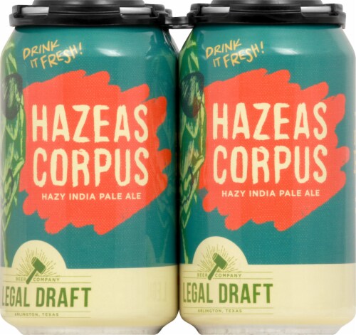 Legal Draft Hazeas Corpus Hazy India Pale Ale Perspective: front