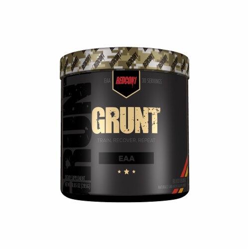 Redcon1 Grunt Blood Orange Dietary Supplement Perspective: front