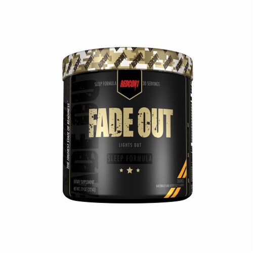 Redcon1 Orange Fade Out Sleep Formula Dietary Supplement Perspective: front