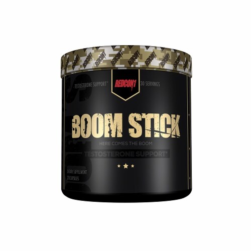 Redcon1  Boom Stick Testosterone Support Perspective: front