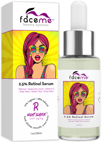Faceme 2.5% Retinol Anti-Aging Serum Perspective: front