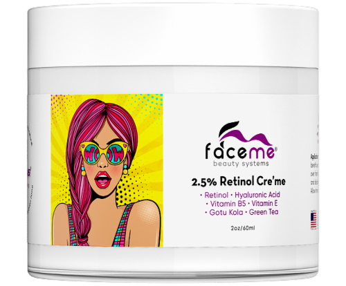 Faceme 2.5% Retinol Moisturizer Cream Perspective: front