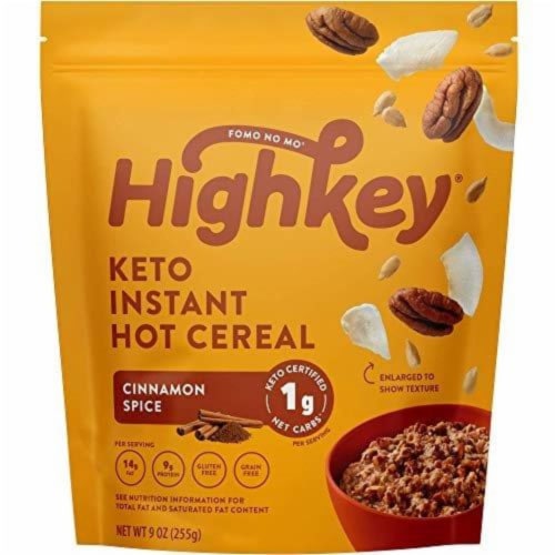 High Key - Hot Crl Cinnamon Spice Instant Keto - Case of 6-9 OZ Perspective: front