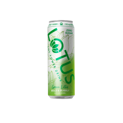 Lotus Green Lotus Zero Sugar Plant Power Drink Perspective: front