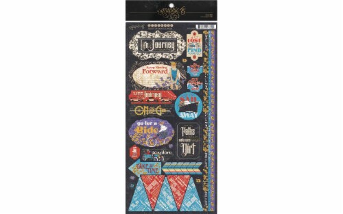 Graphic 45 Life's A Journey Sticker Perspective: front