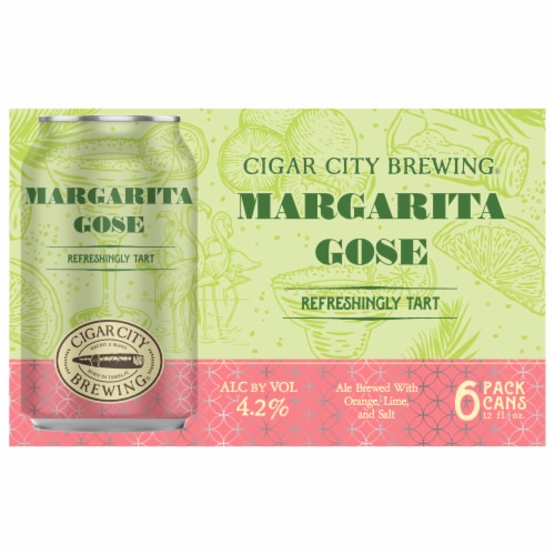 Cigar City Brewing® Margarita Gose Beer Cans Perspective: front