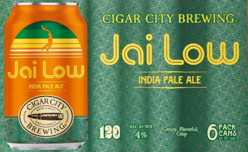 Cigar City Brewing Jai Low India Pale Ale Perspective: front