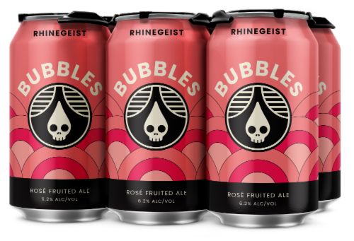 Rhinegeist Bubbles Rose Fruited Ale Perspective: front