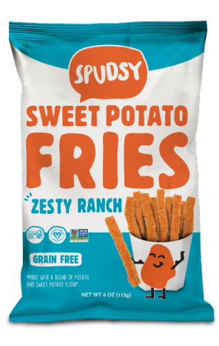 Spudsy™ Vegan Ranch Sweet Potato Fries Chips Perspective: front