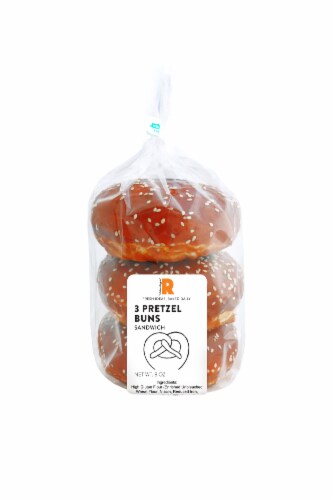 Rockenwagner Bakery Medium Pretzel Bun Perspective: front