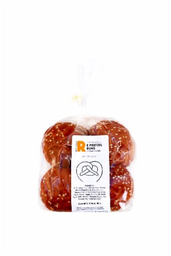 Rockenwagner Bakery Casa Soft Sesame Pretzel Buns Perspective: front