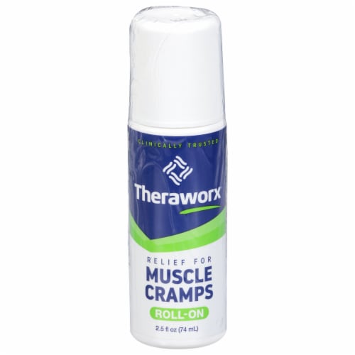 Theraworx® Muscle Cramp Relief - Roll On Perspective: front