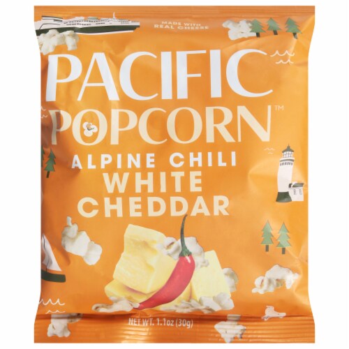Pacific Popcorn™ Alpine Chili White Cheddar Popcorn Perspective: front