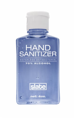 Slate Waterless Antibacterial 70% Alcohol Hand Sanitizer Perspective: front