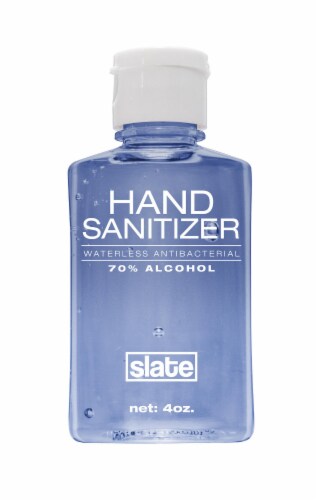 Slate Waterless Antibacterial 70% Alcohol Hand Sanitizer Perspective: front