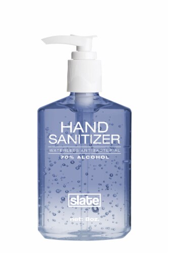 Slate Waterless Antibacterial Hand Sanitizer Perspective: front