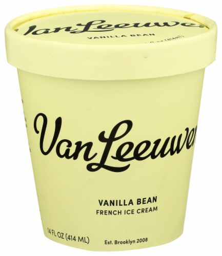 Van Leeuwan Vanilla Bean French Ice Cream Perspective: front