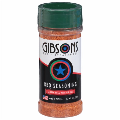 Gibsons Steakhouse BBQ Seasoning Perspective: front