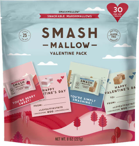 SMASHMALLOW Valentine's Day Variety Pack Candy Perspective: front