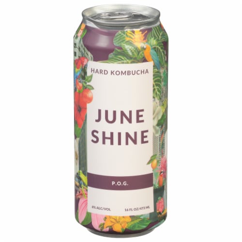 JuneShine Hard Kombucha Perspective: front