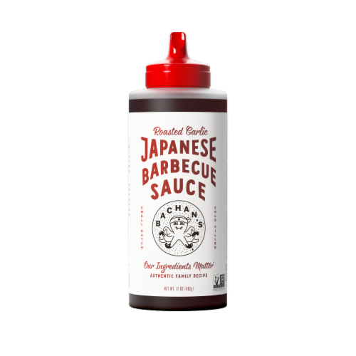 Bachan's® Roasted Garlic Japanese BBQ Sauce Perspective: front