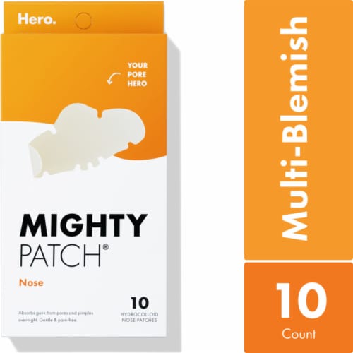 Hero Cosmetics Mighty Patch Nose Acne Pimple Patches Perspective: front