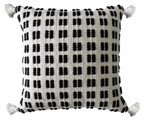 Chicos Home Decorative Throw Pillow - Black/White Perspective: front